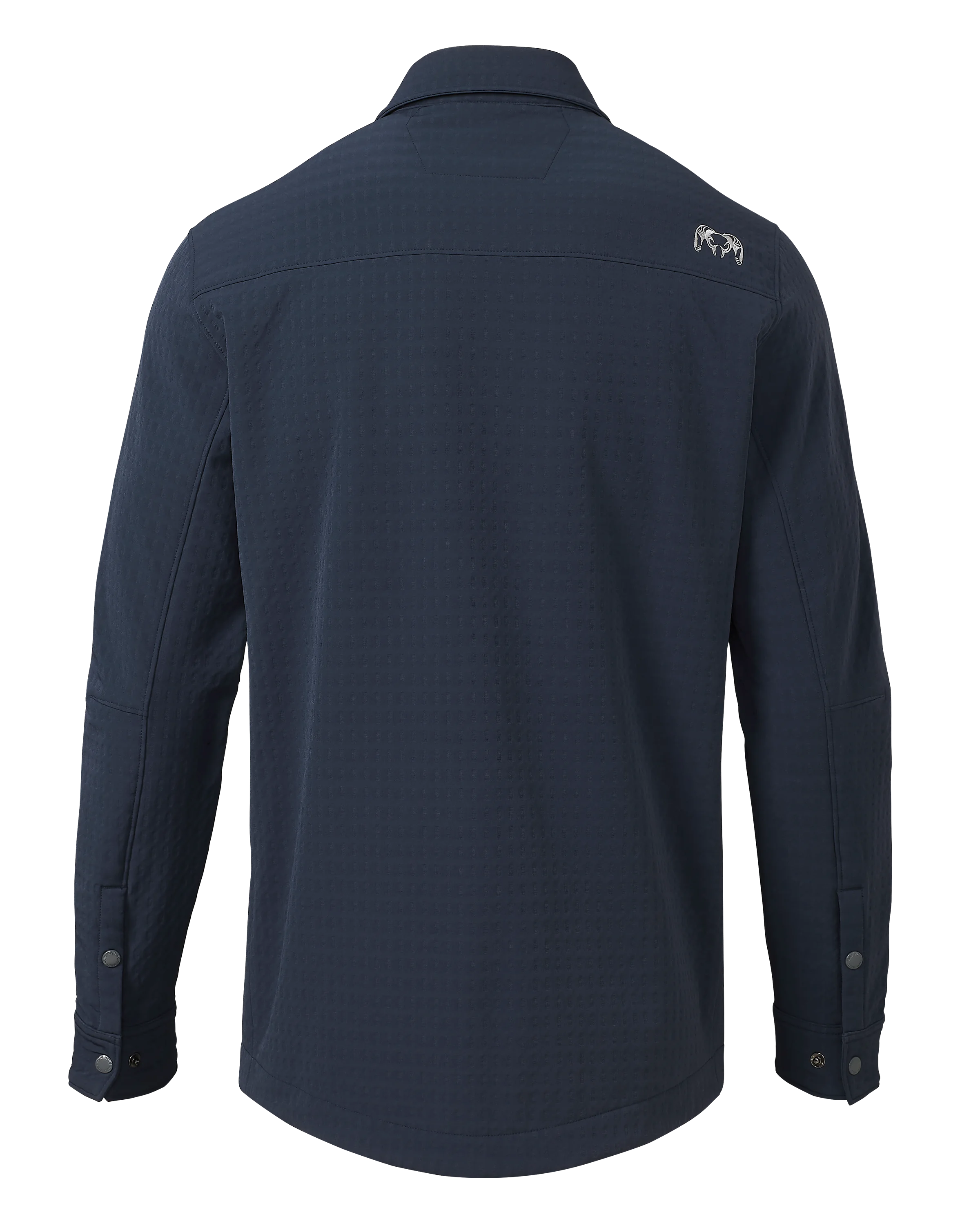 Alternative view of Blockfield Fleece Shirt Jacket | Steel Blue
