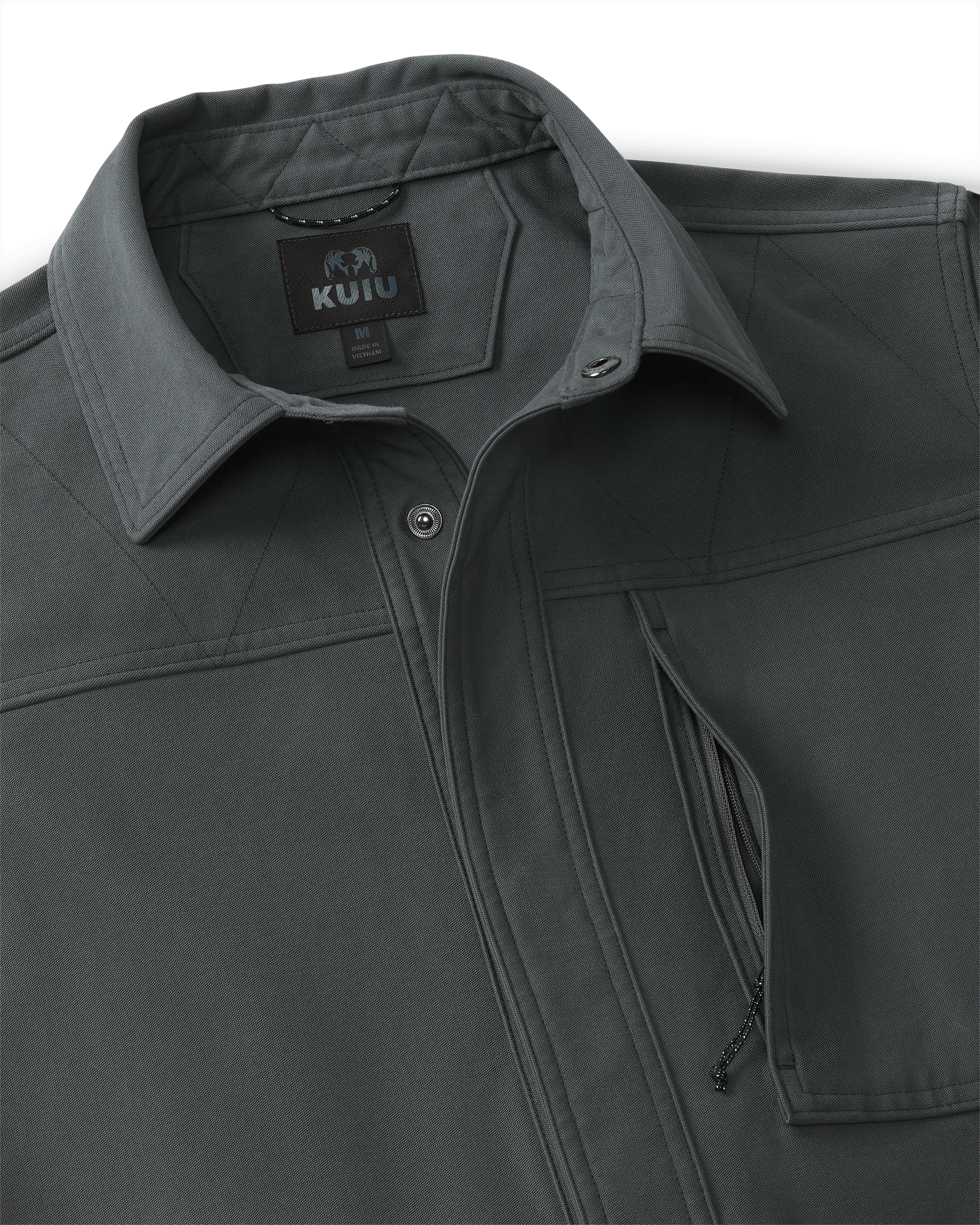 Outlet Brawley Canvas Jacket | Gunmetal - Image 3