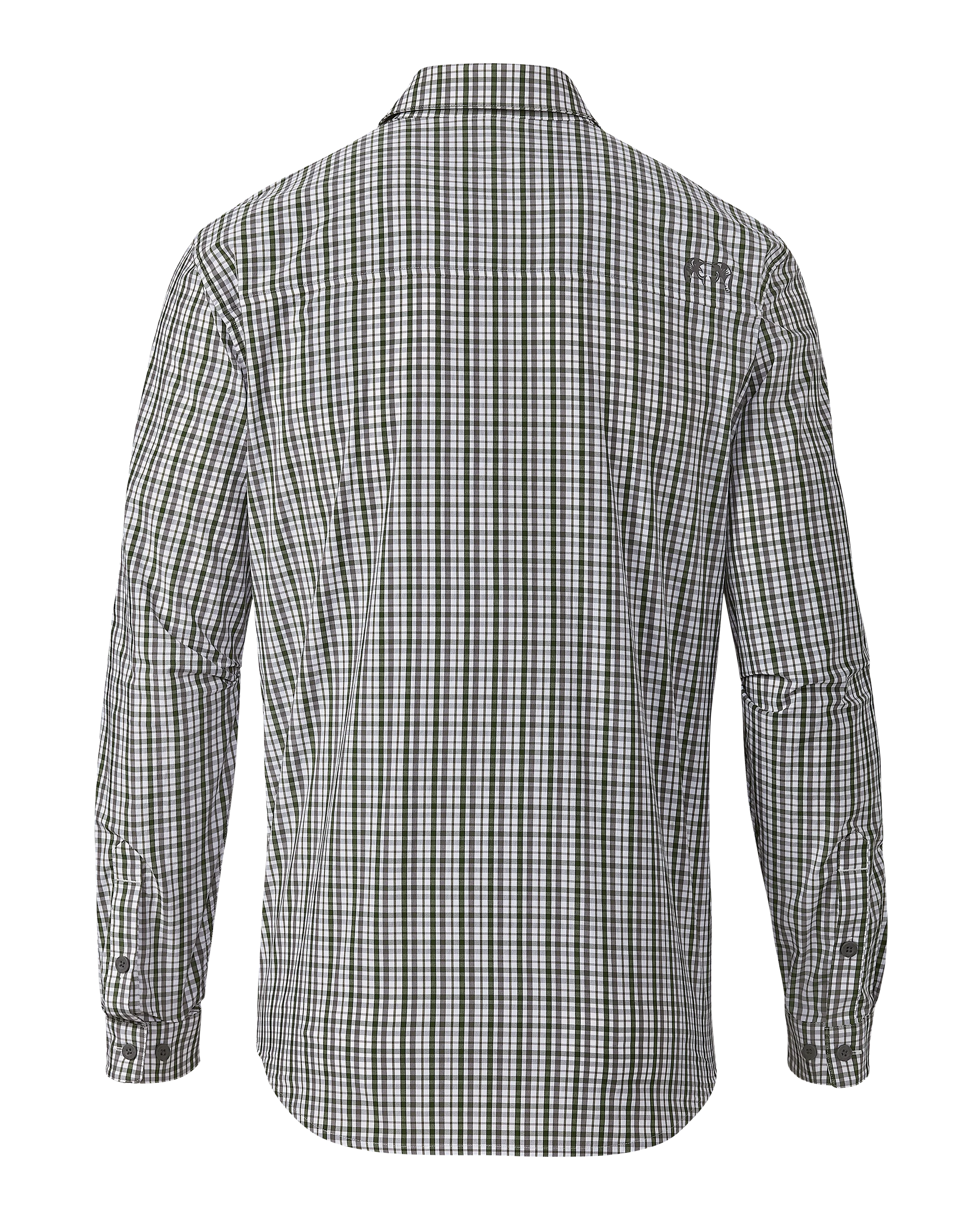 Alternative view of Borrego LS Shirt | Mini Cross Check Verde Plaid