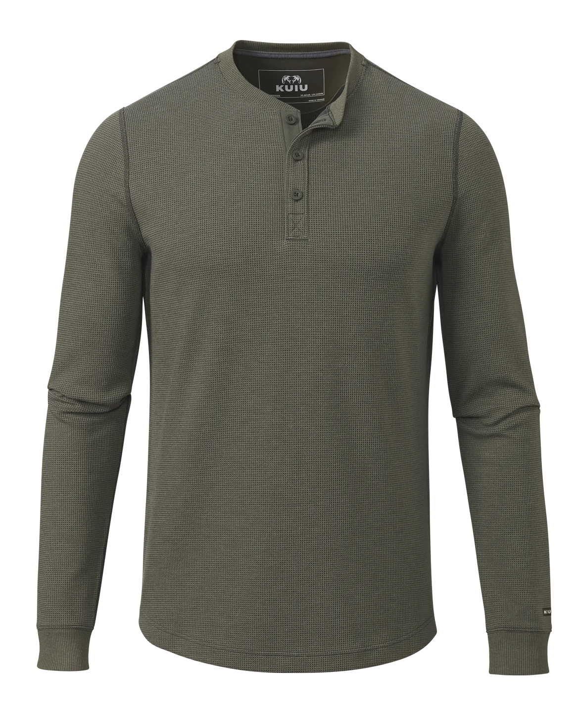 Canyon Waffle Henley | Ash Heather