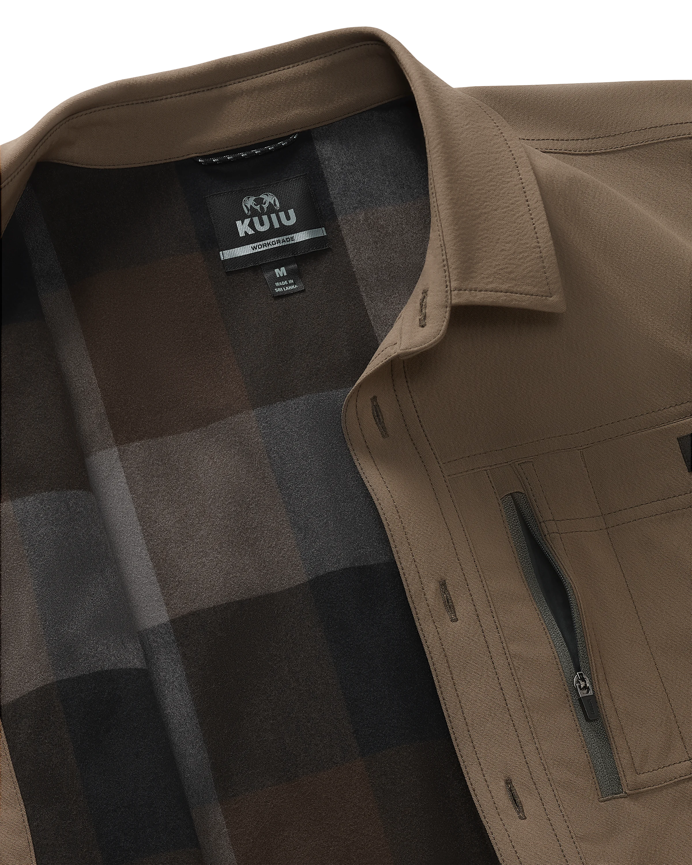 Alternative view of Motive Flannel Lined Shirt Jacket | Major Brown