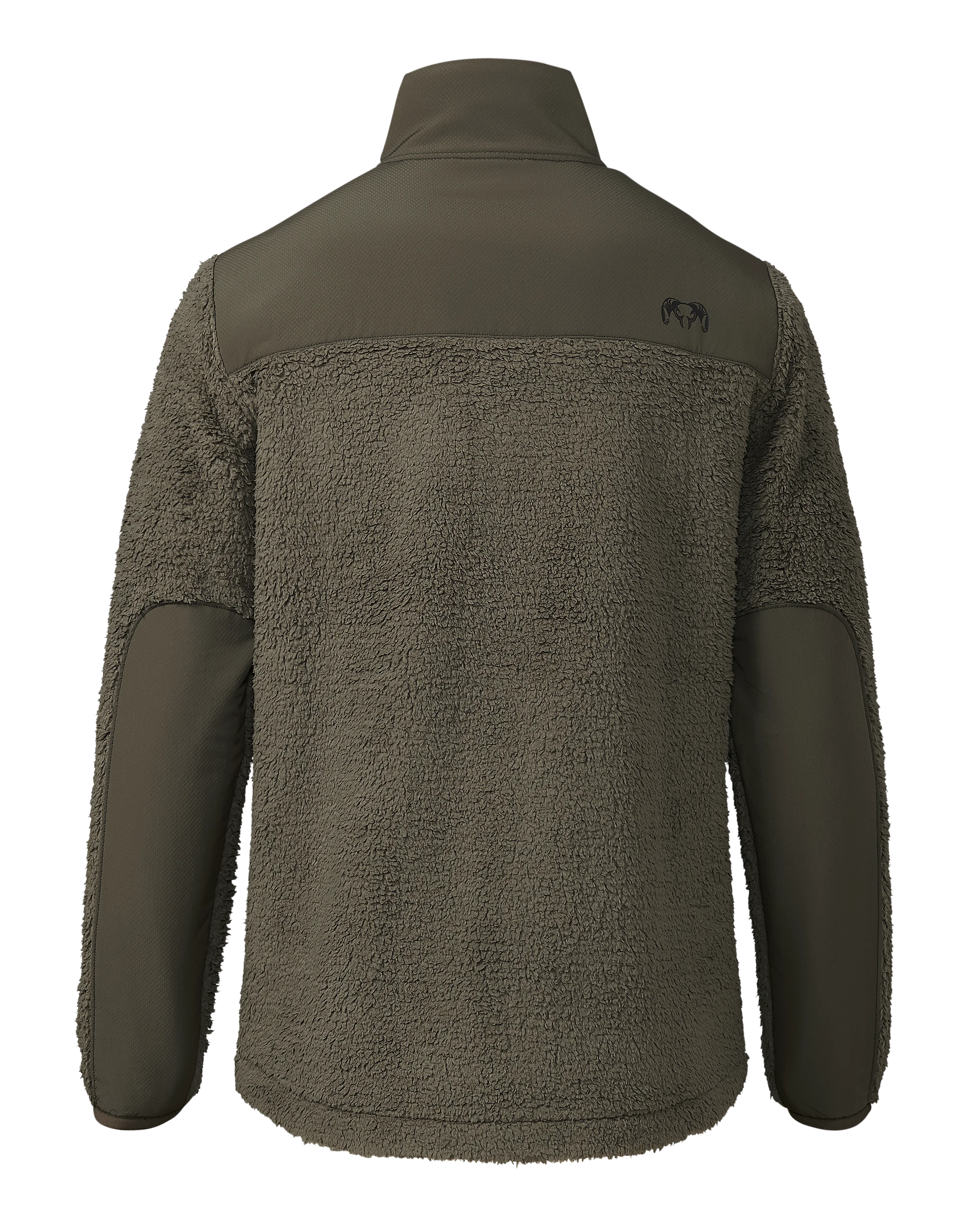 Alternative view of Sherpa Fleece Zip Pullover | Ash