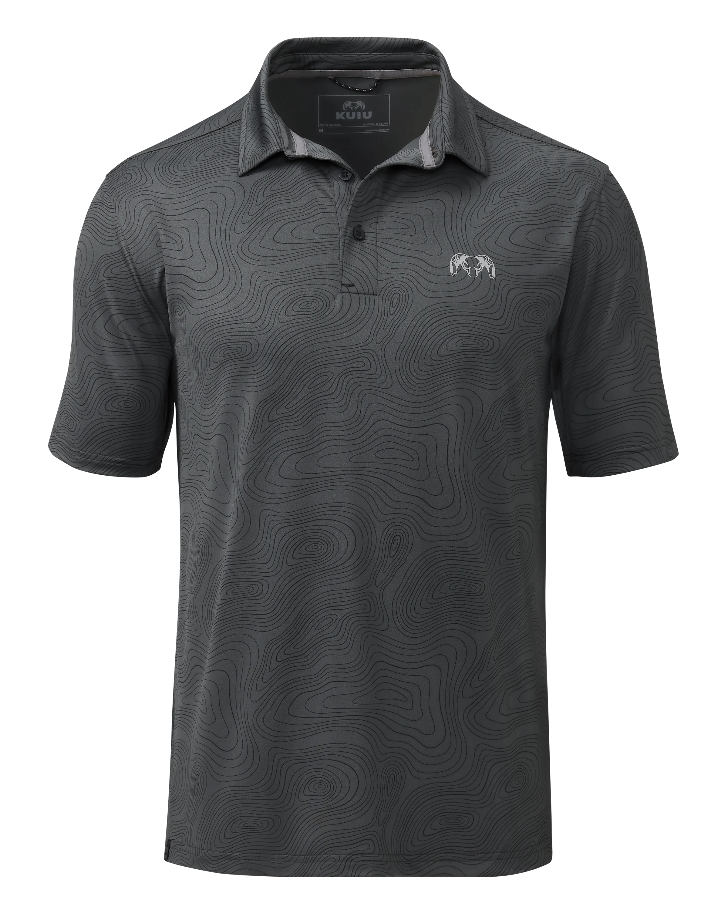 KUIU Performance Polo Topo | Gunmetal Topo