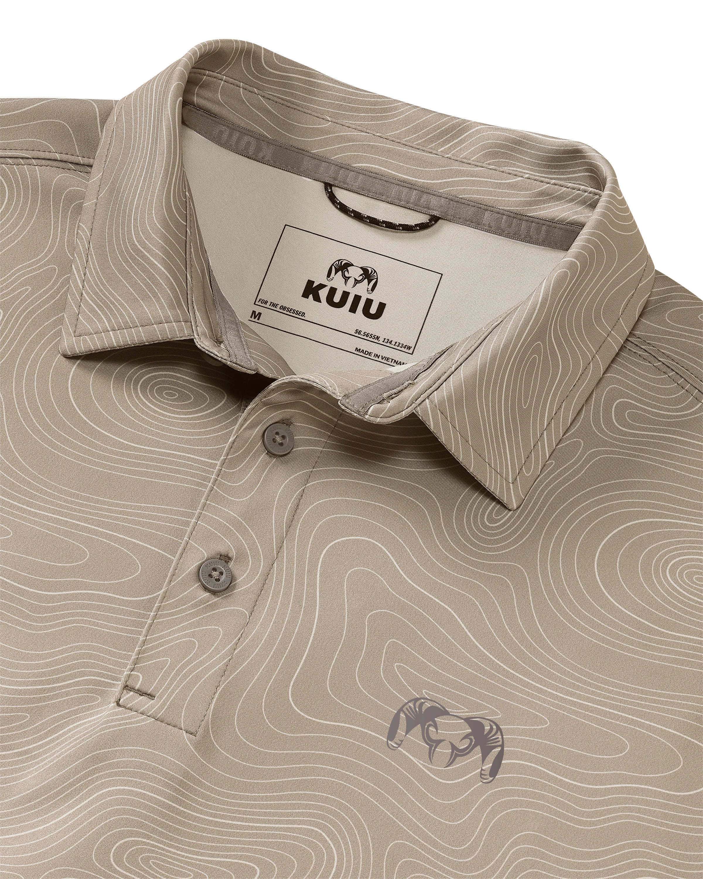 Alternative view of KUIU Performance Polo | Haze Topo