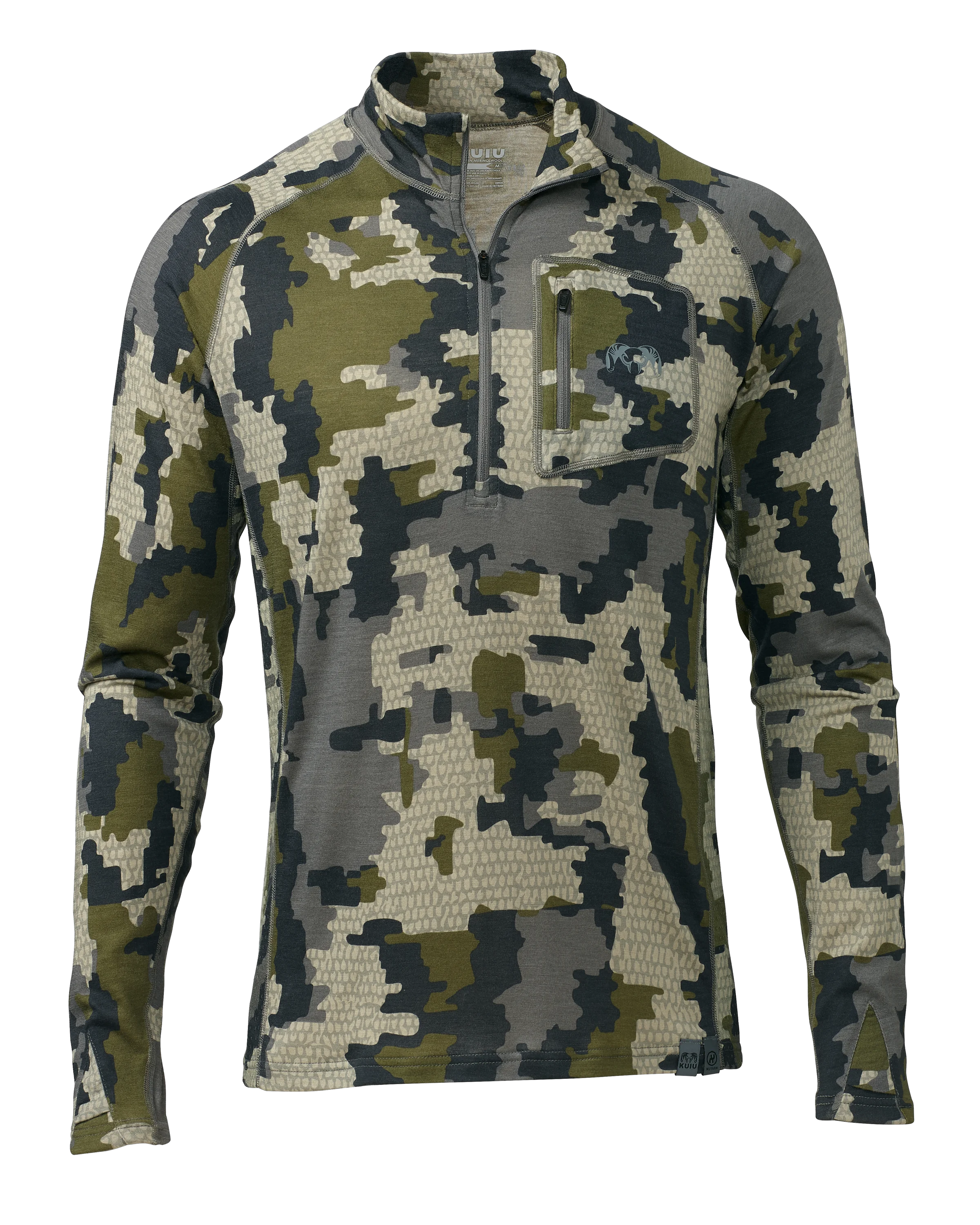 ULTRA Merino 145 Zip-T Hunting Shirt | Verde