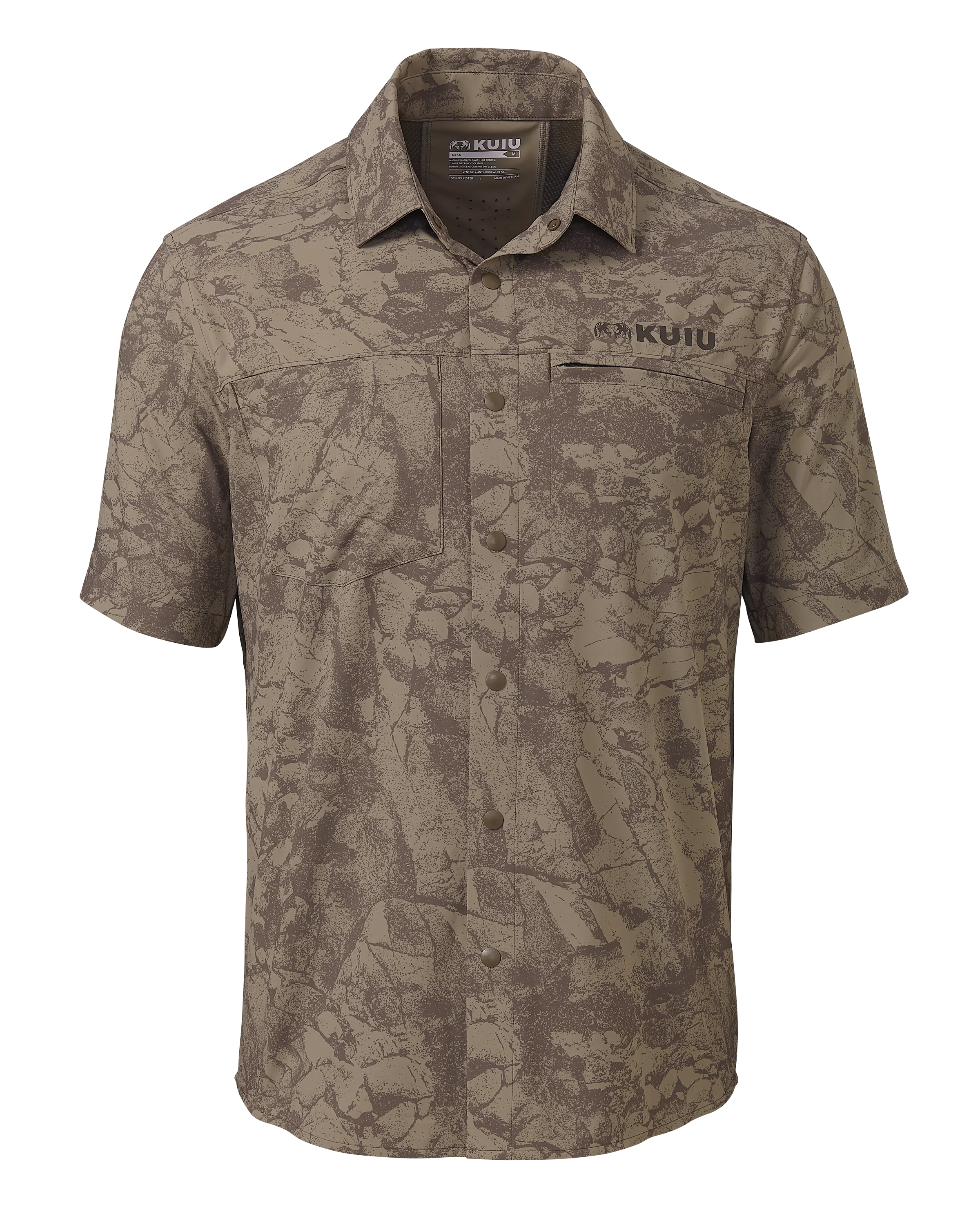 Mesa Vented SS Snap Shirt Gritstone | Silt Gritstone