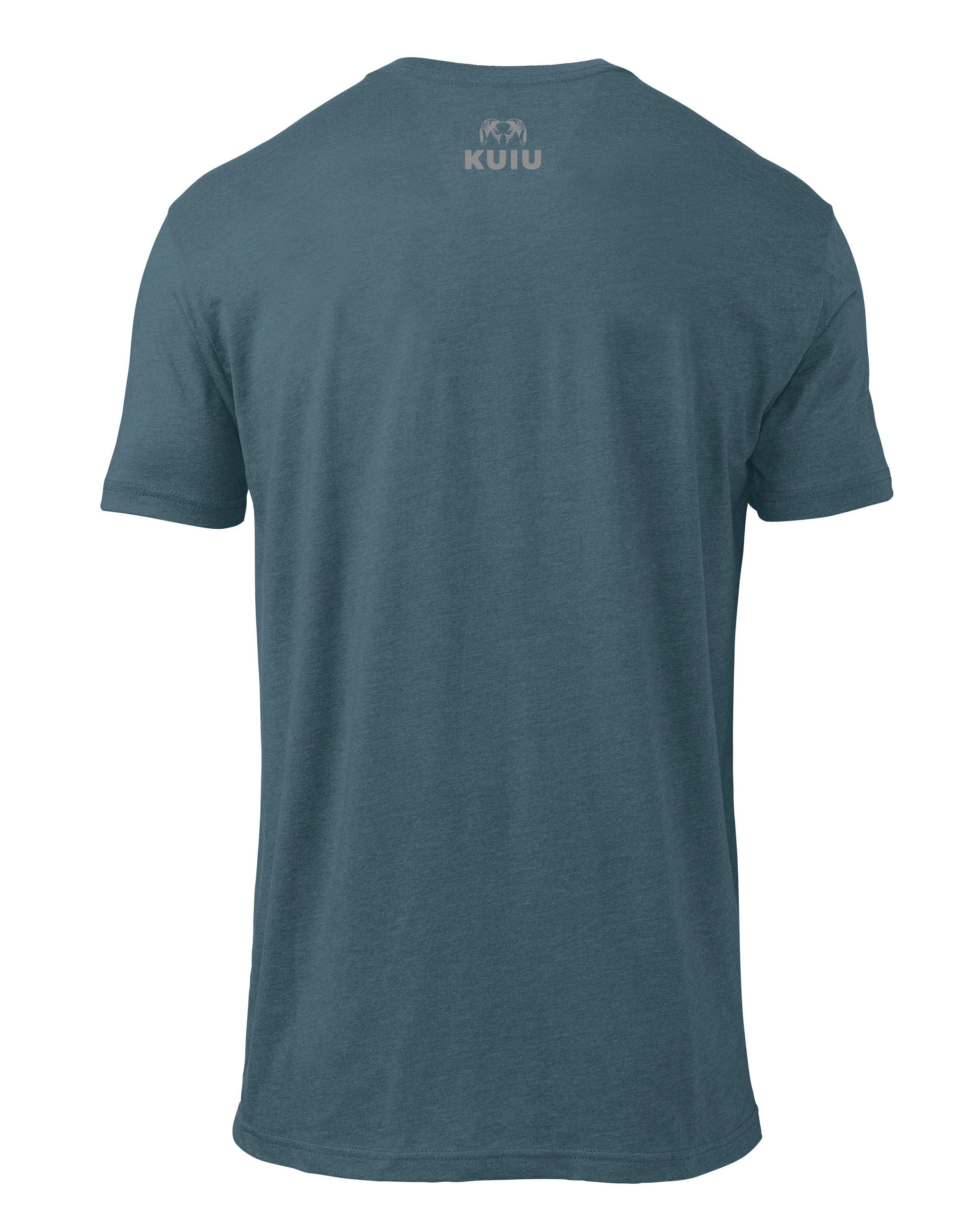 Alternative view of KUIU Topo Block Logo T-Shirt | Indigo