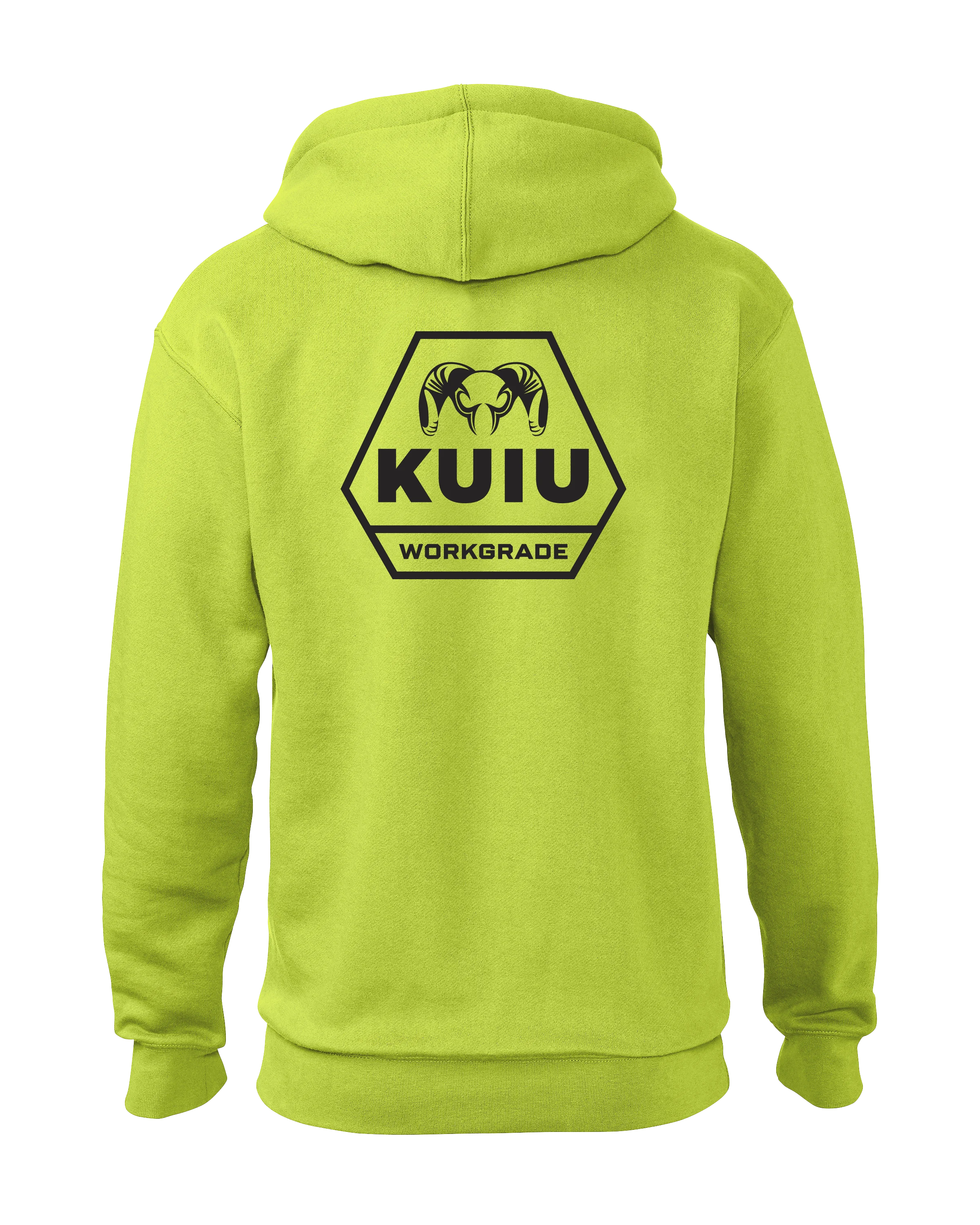 Alternative view of KUIU Workgrade Signal Hoodie | Safety Yellow
