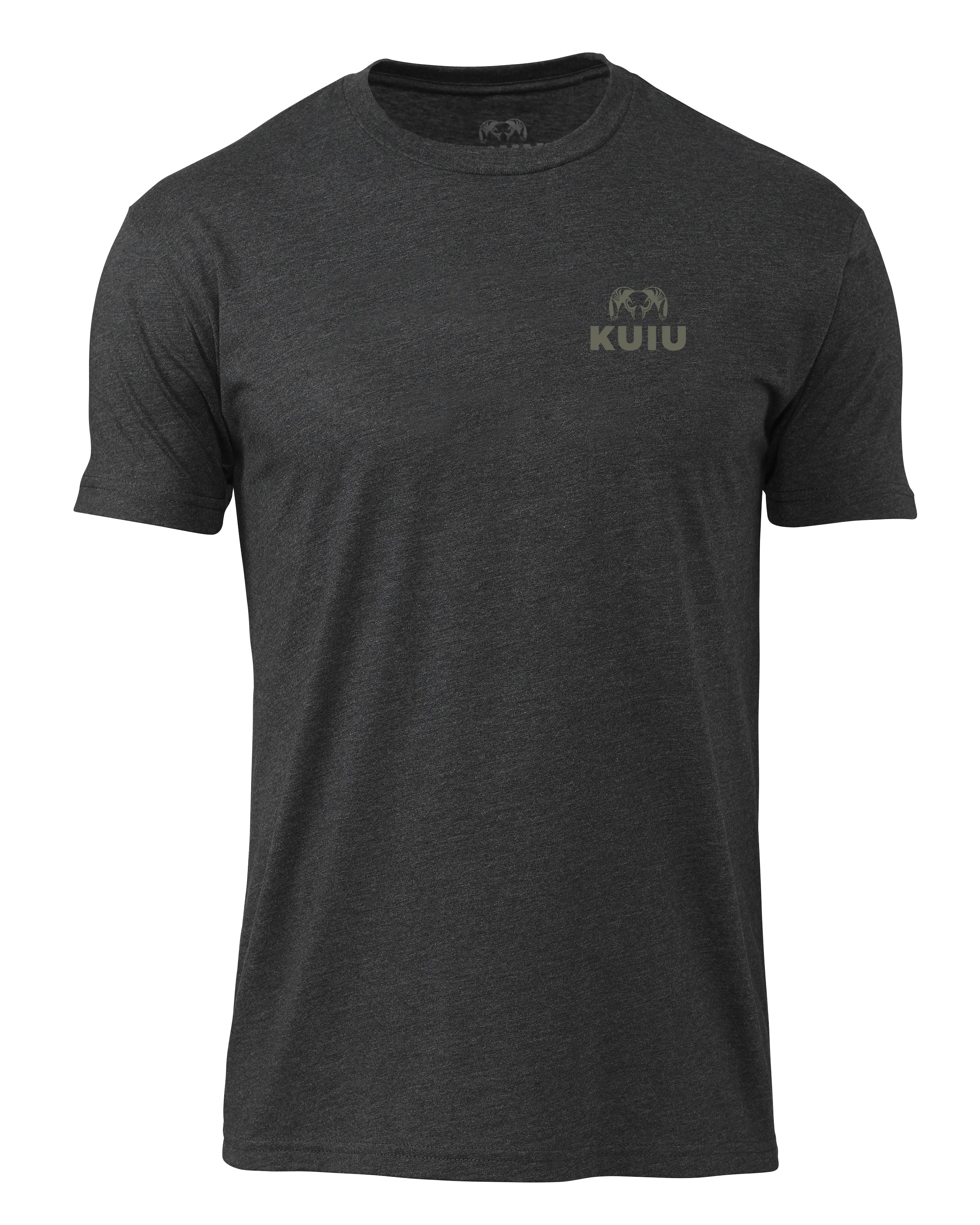 Alternative view of KUIU Here to Hunt Back Logo T-Shirt | Charcoal