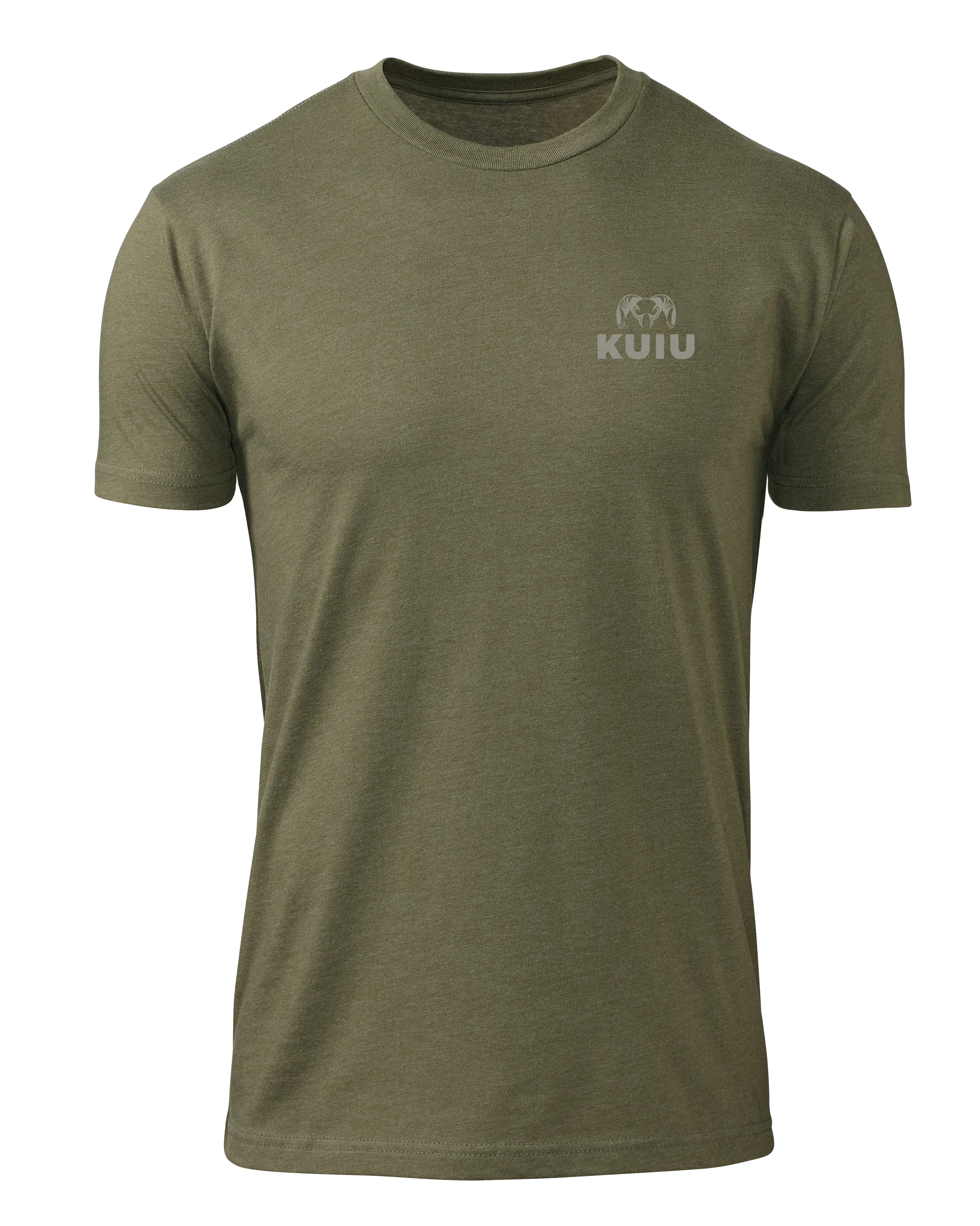 Alternative view of KUIU Vertical Flag Logo T-Shirt | Military Green