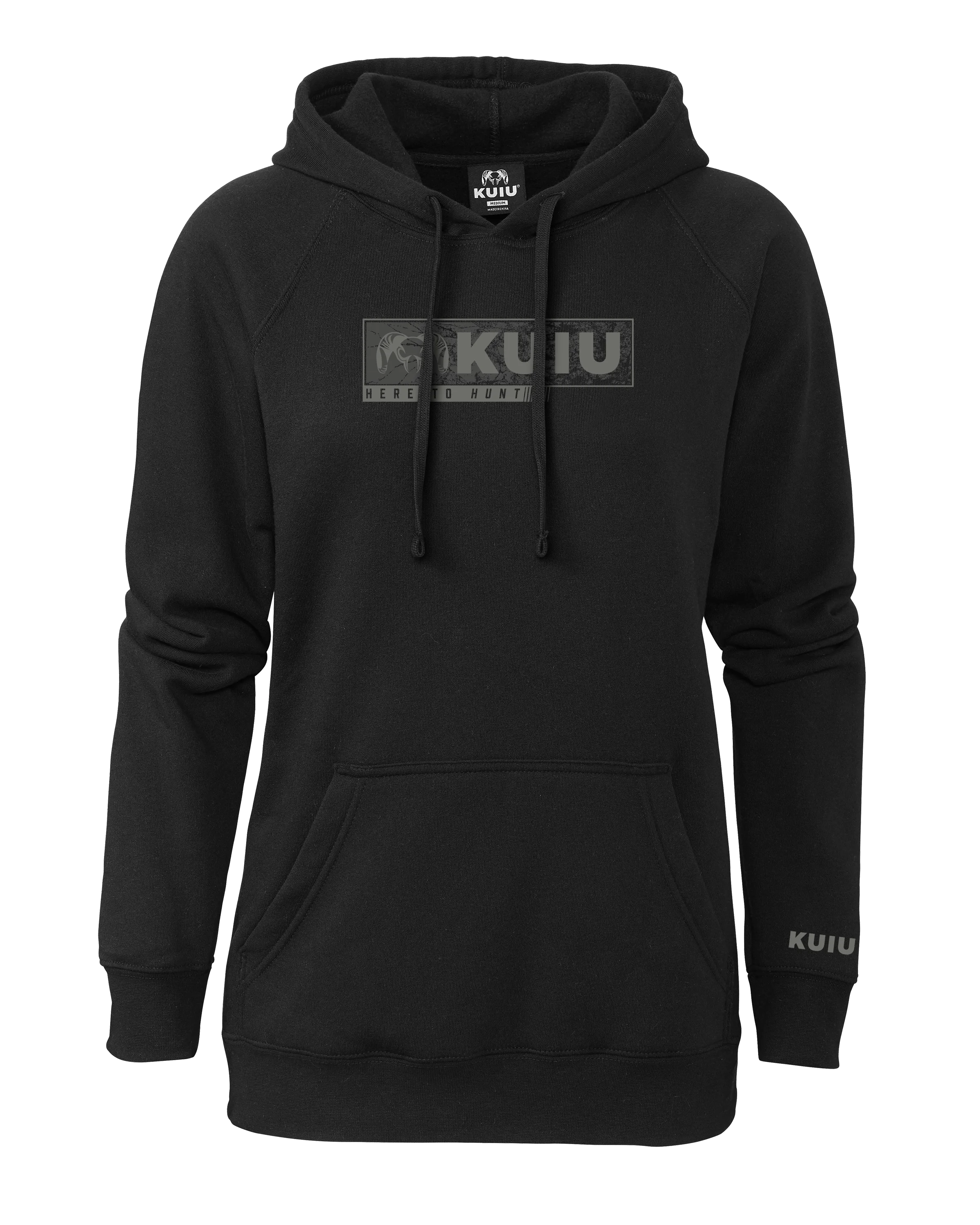 Women's Here to Hunt Gritstone Hoodie | Black