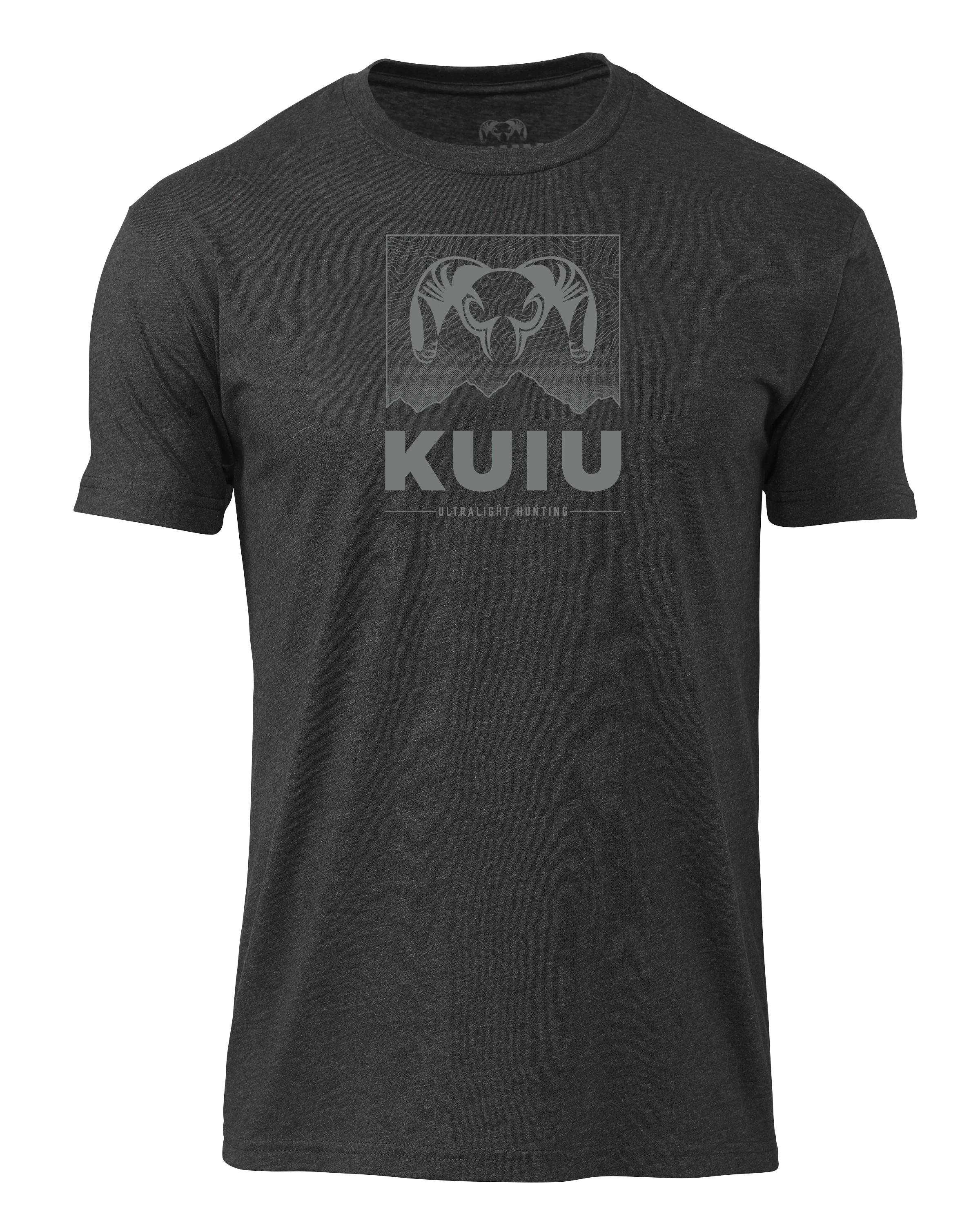 KUIU Topo Mountain T-Shirt | Charcoal