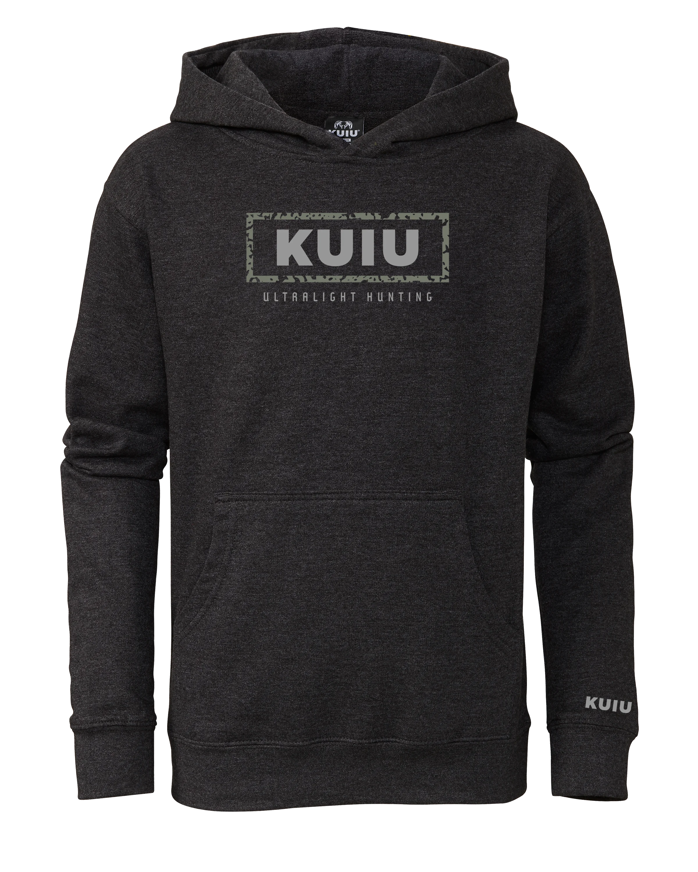 Youth Box Logo Hoodie | Charcoal