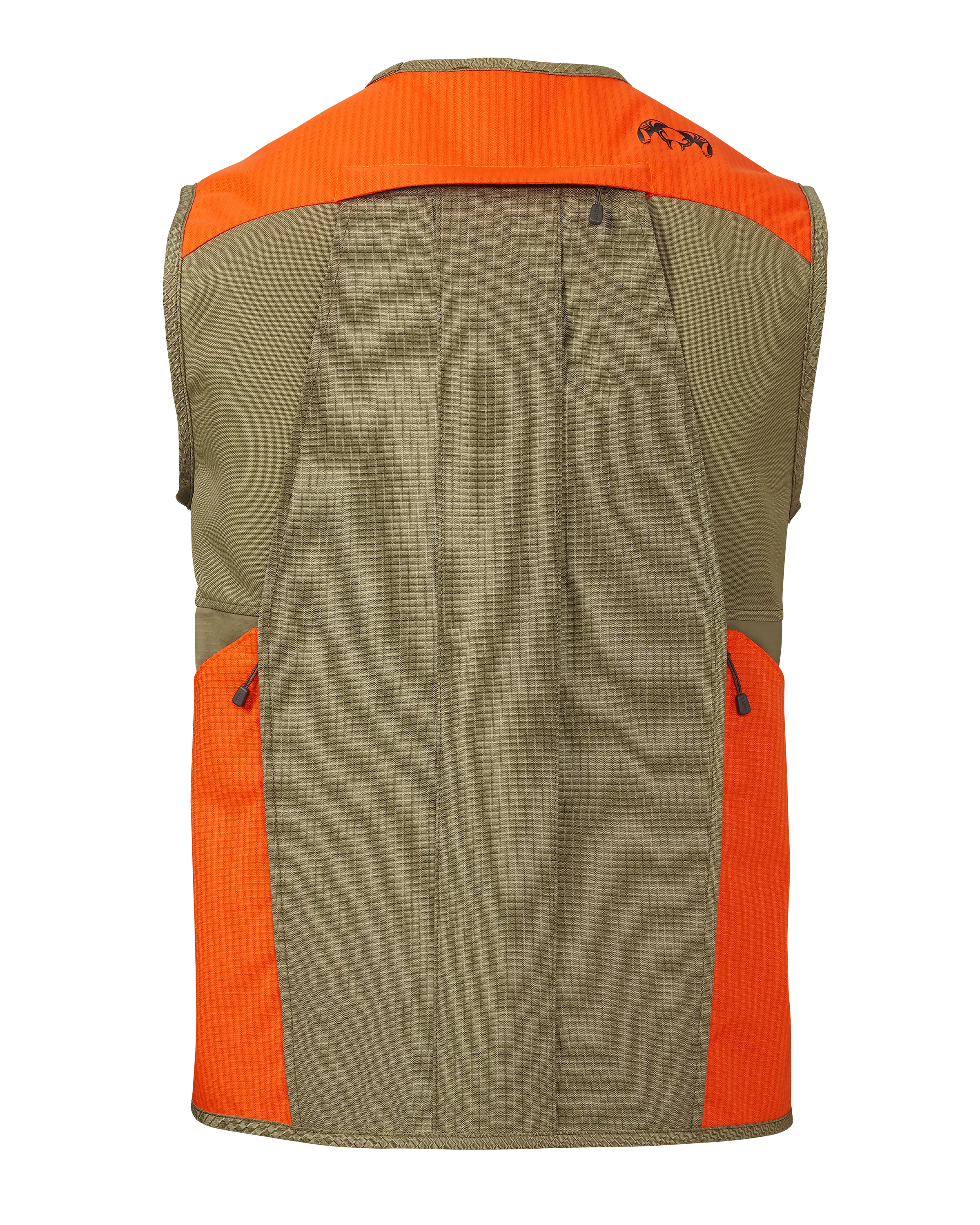 Alternative view of Core Upland Vest | Khaki/Blaze Orange