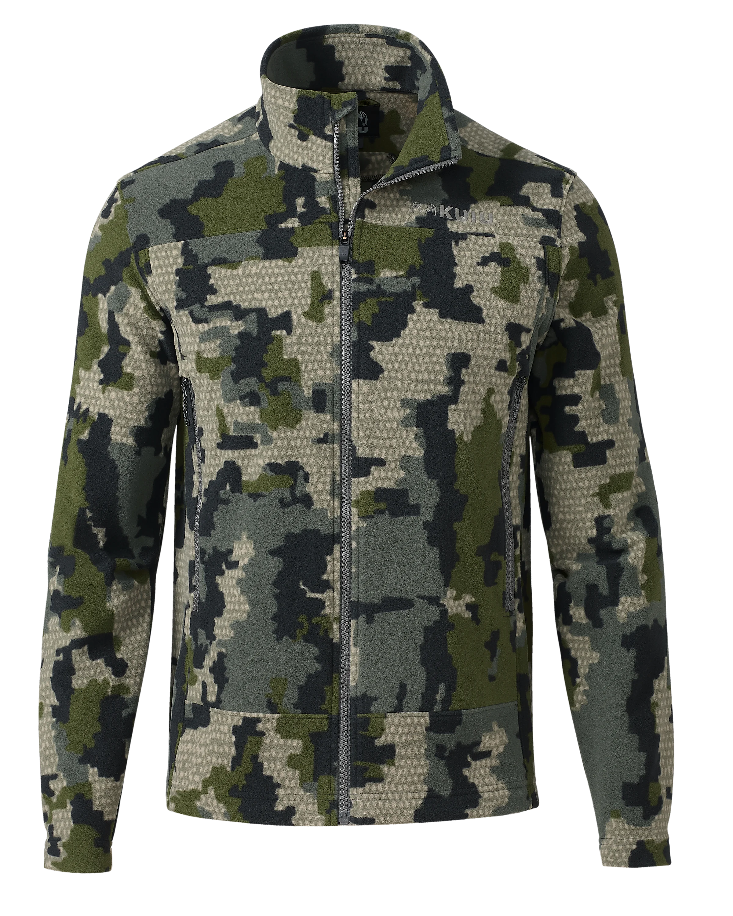 Border Fleece Full Zip | Verde