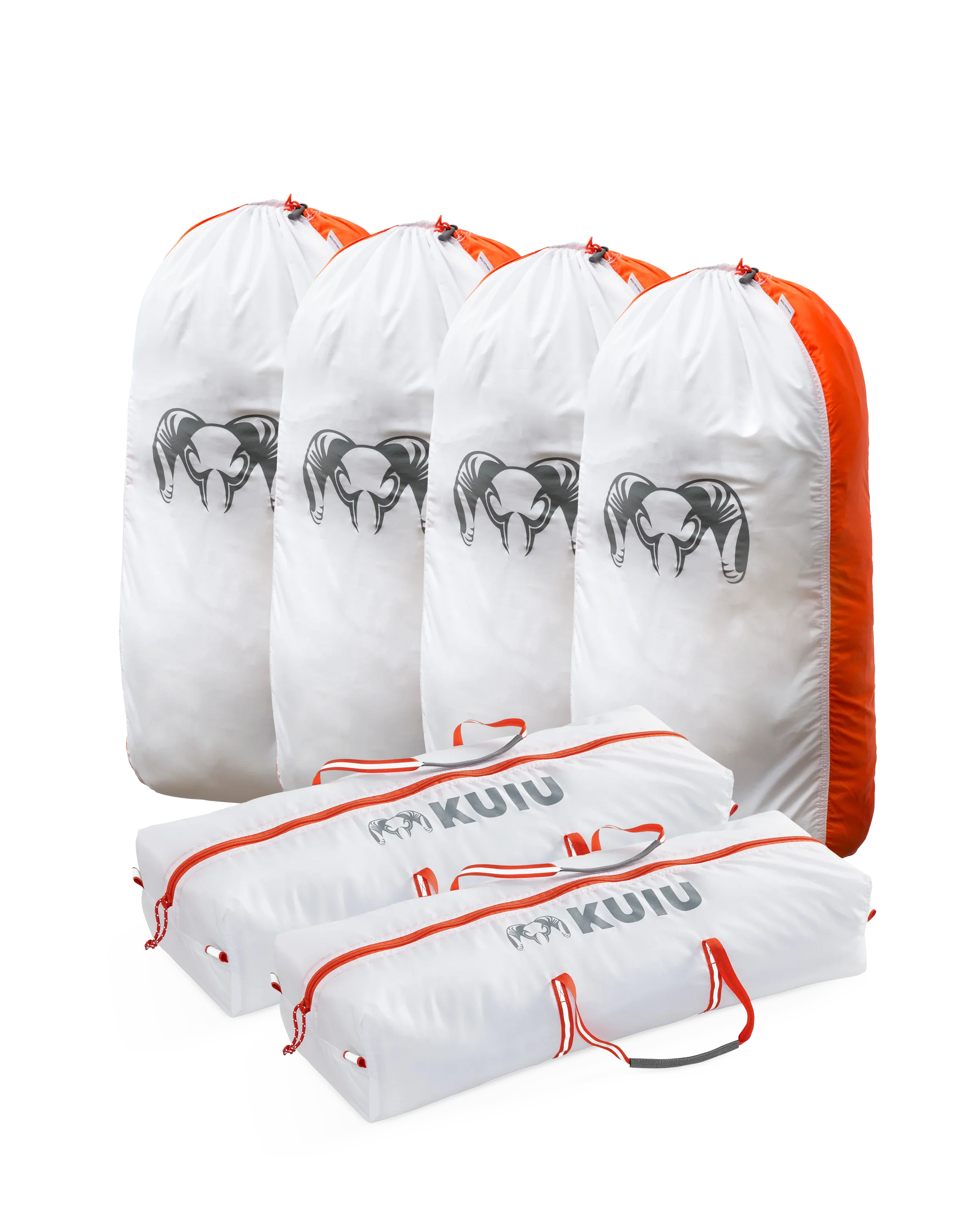 Large Deer/Sheep Medium Game Bag Set | White-Orange