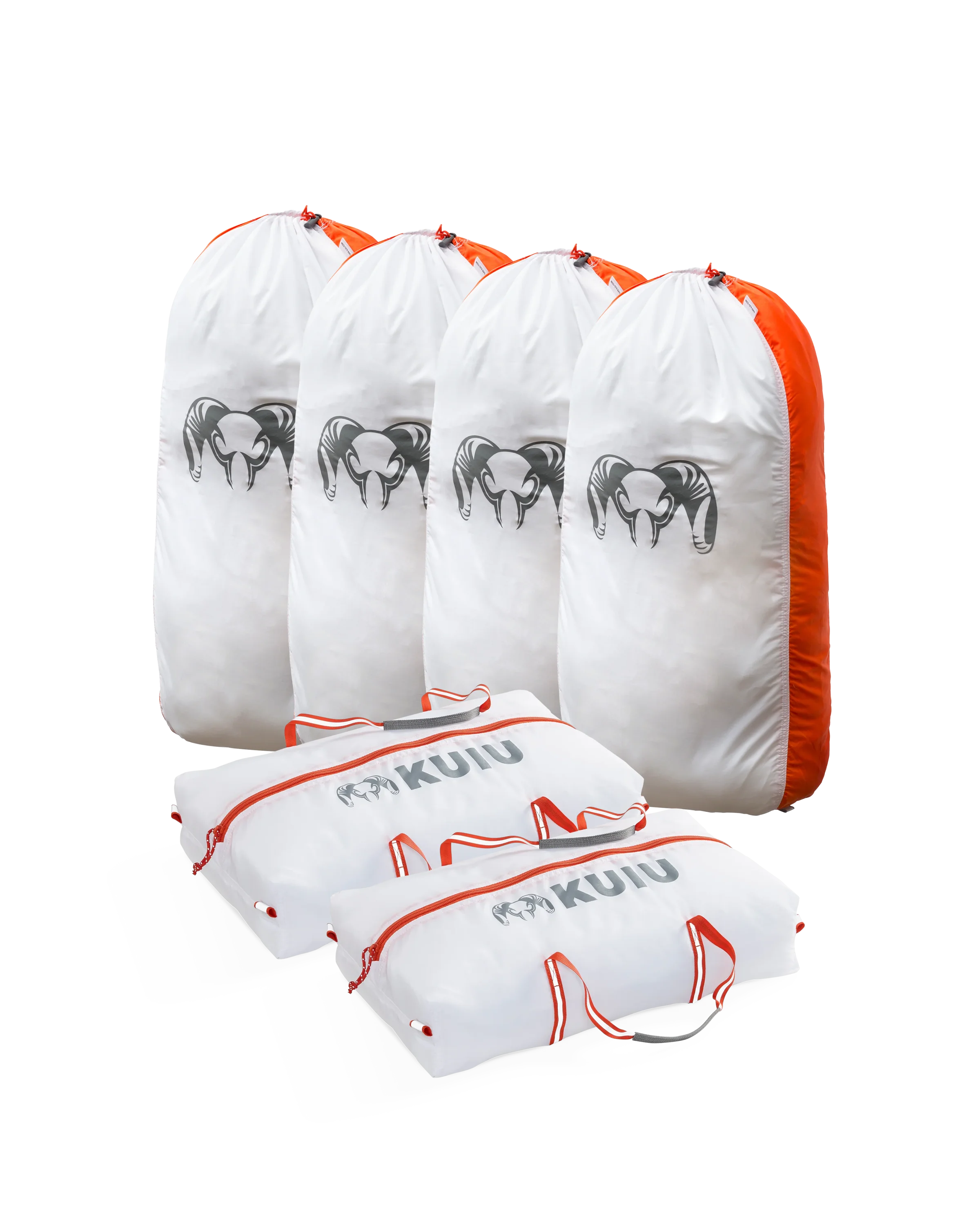 Small Deer/Antelope Game Bag Set | White-Orange