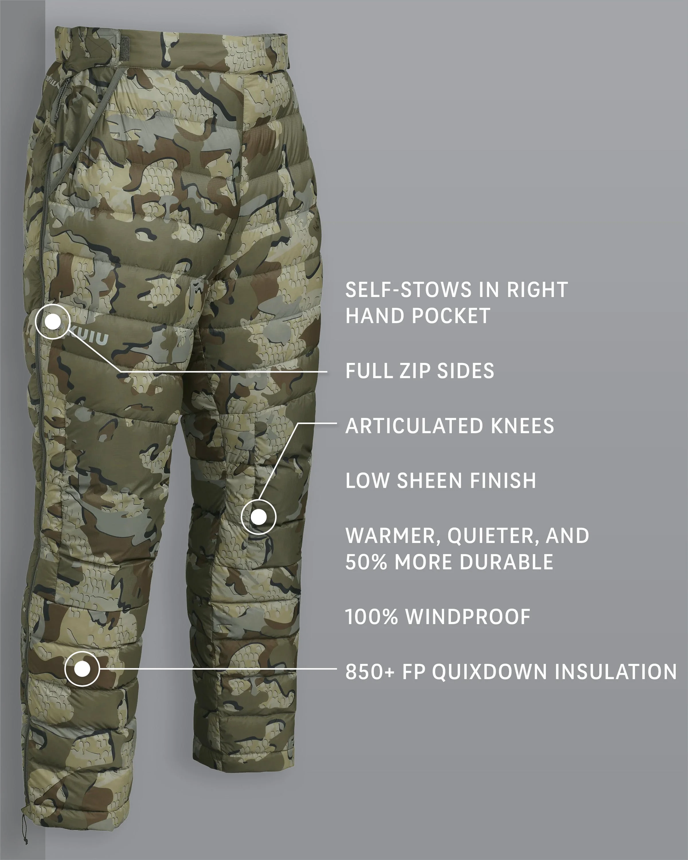 Alternative view of Super Down LT Pant | Valo