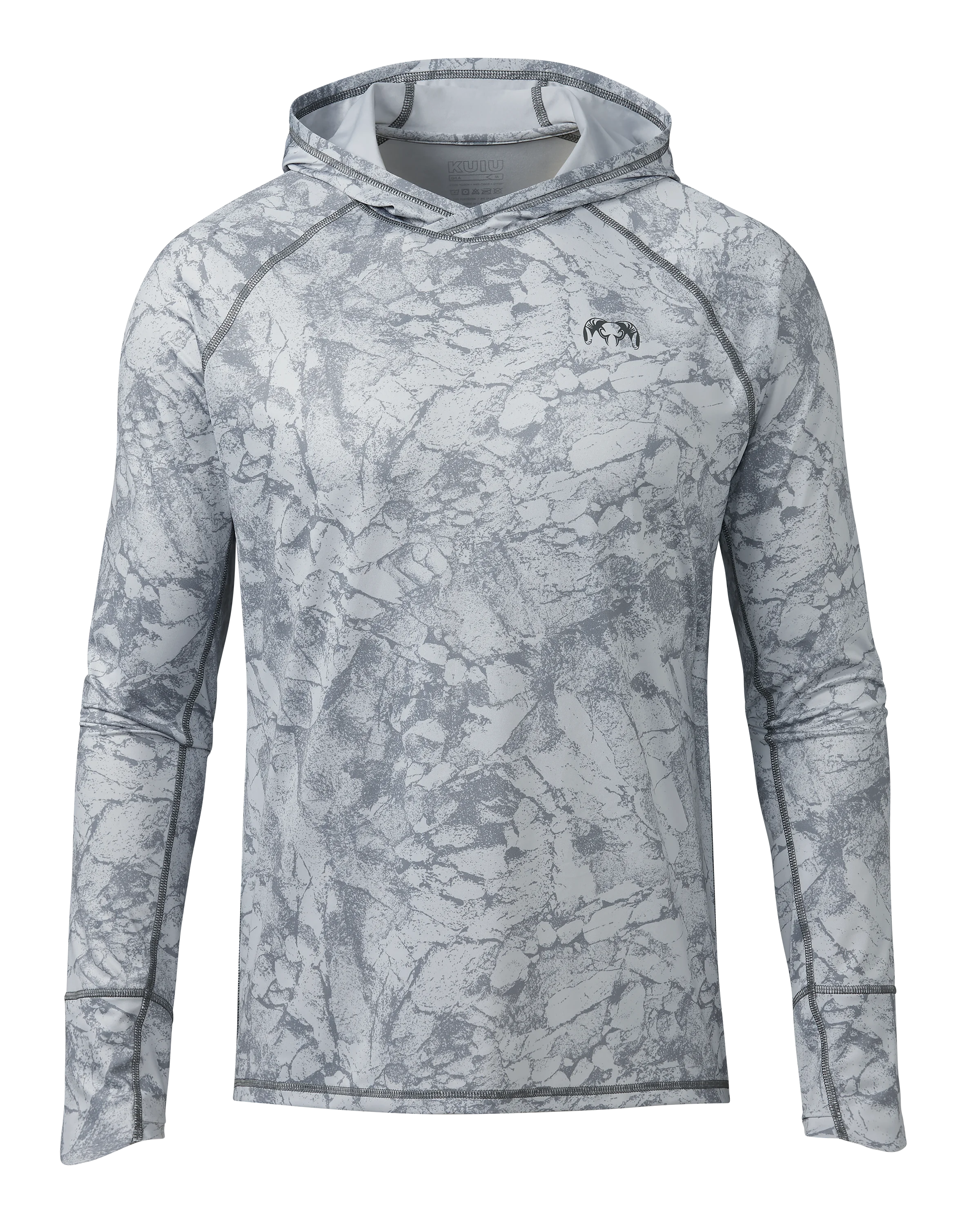 Gila LS Hoodie Gritstone | Lunar Gritstone