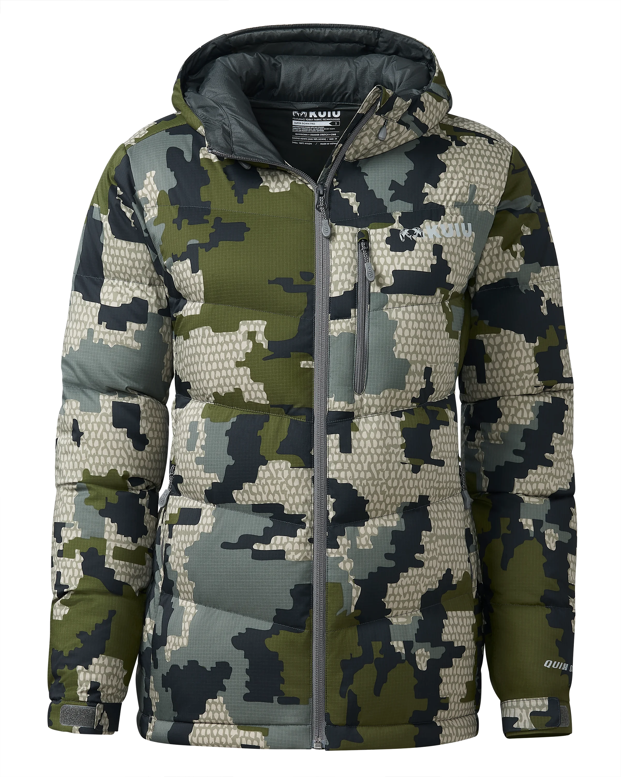 Women's Super Down PRO Hooded Jacket | Verde