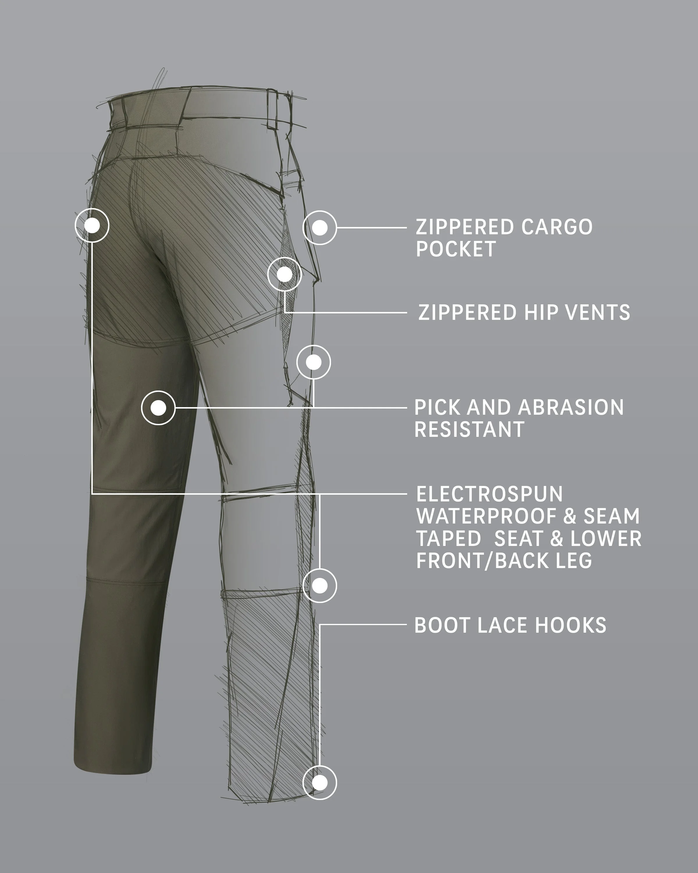 Alternative view of Kutana Hybrid Pant | Valo